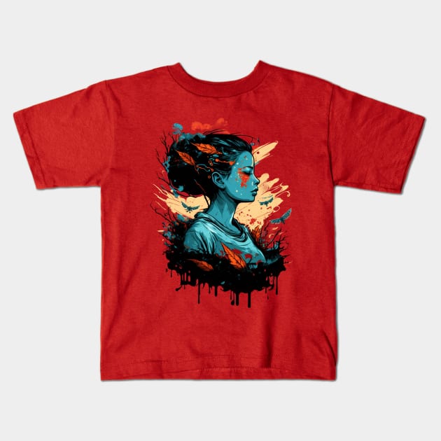 Peace Of Mind Kids T-Shirt by Starry Street